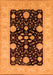 Oriental Orange Traditional Rug, urb799org