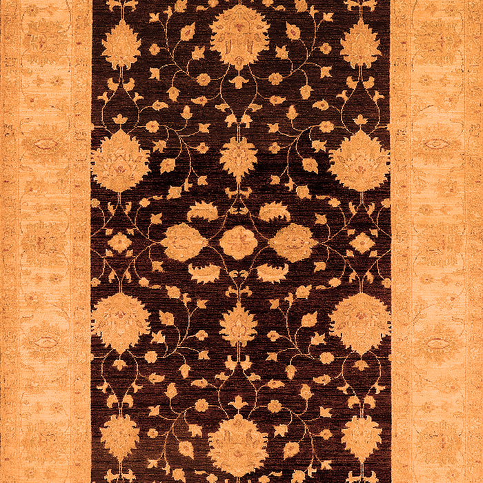 Oriental Orange Traditional Rug, urb799org