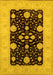 Oriental Yellow Traditional Rug, urb799yw