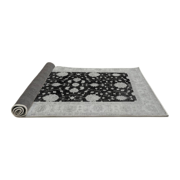Sideview of Oriental Gray Traditional Rug, urb799gry