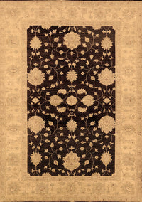 Oriental Brown Traditional Rug, urb799brn