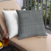 Front View of Mid-Century Modern Urban Square Midnight Gary Throw Pillow, 18 inch by 18 inch, pwurb79