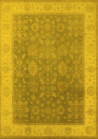 Oriental Yellow Traditional Rug, urb800yw