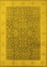 Oriental Yellow Traditional Rug, urb800yw