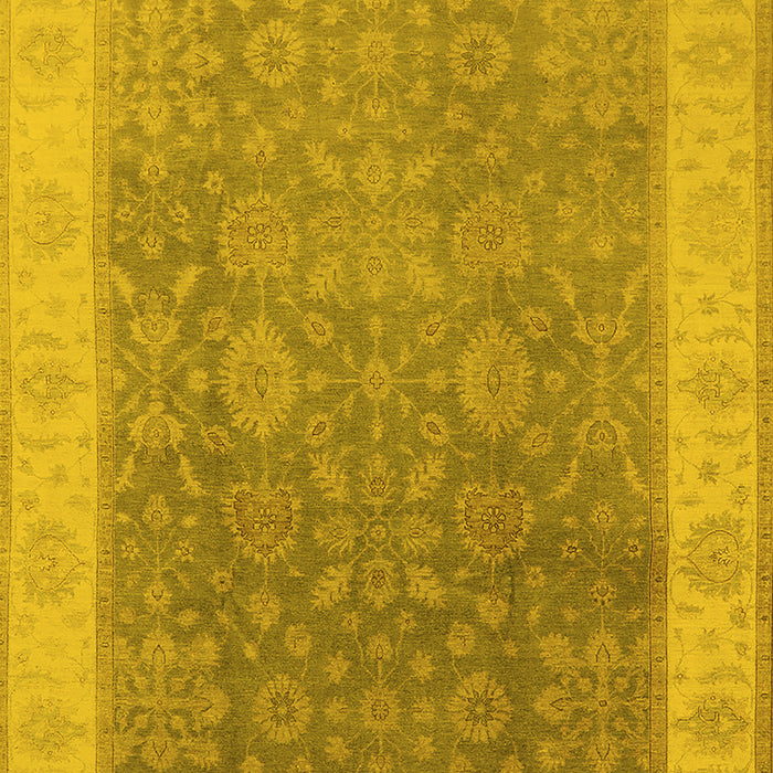 Oriental Yellow Traditional Rug, urb800yw