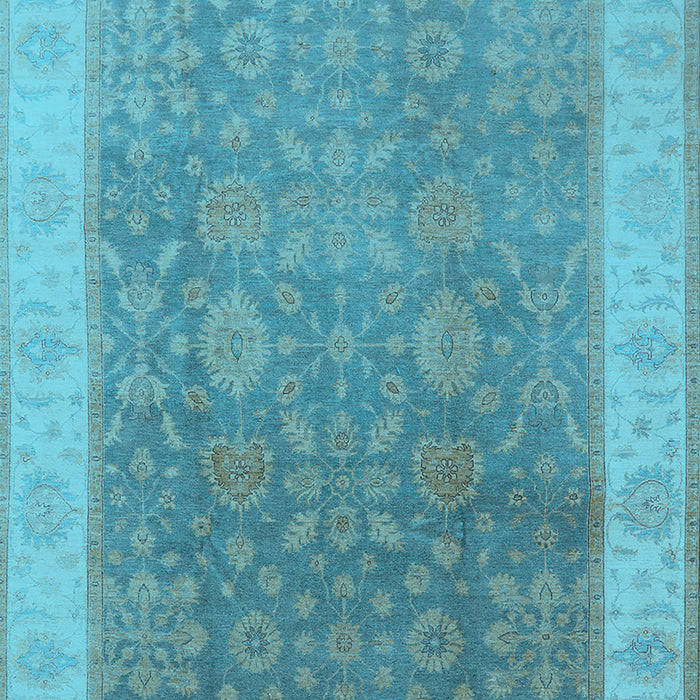 Oriental Light Blue Traditional Rug, urb800lblu