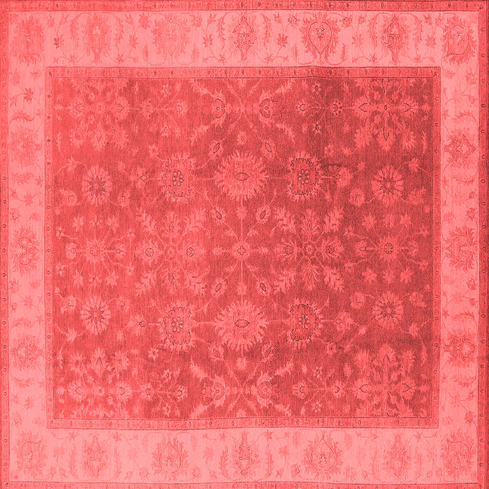 Machine Washable Oriental Red Traditional Rug, wshurb800red