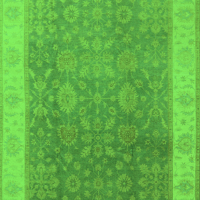 Oriental Green Traditional Rug, urb800grn