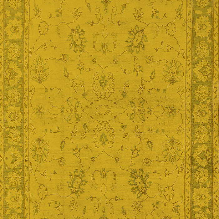Oriental Yellow Industrial Rug, urb801yw