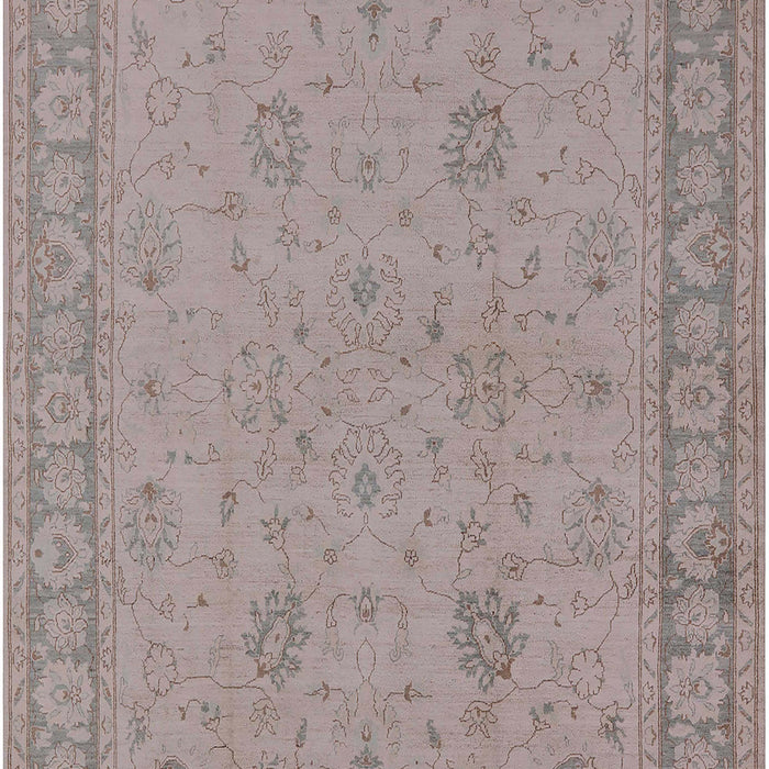 Mid-Century Modern Rose Purple Oriental Rug, urb801