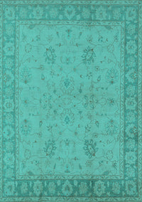 Oriental Turquoise Industrial Rug, urb801turq