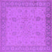 Square Oriental Purple Industrial Rug, urb801pur