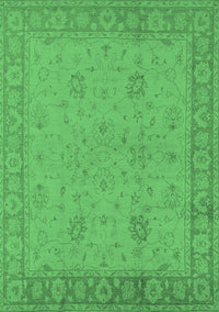 Oriental Emerald Green Industrial Rug, urb801emgrn