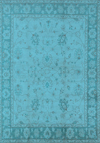 Oriental Light Blue Industrial Rug, urb801lblu