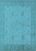 Oriental Light Blue Industrial Rug, urb801lblu