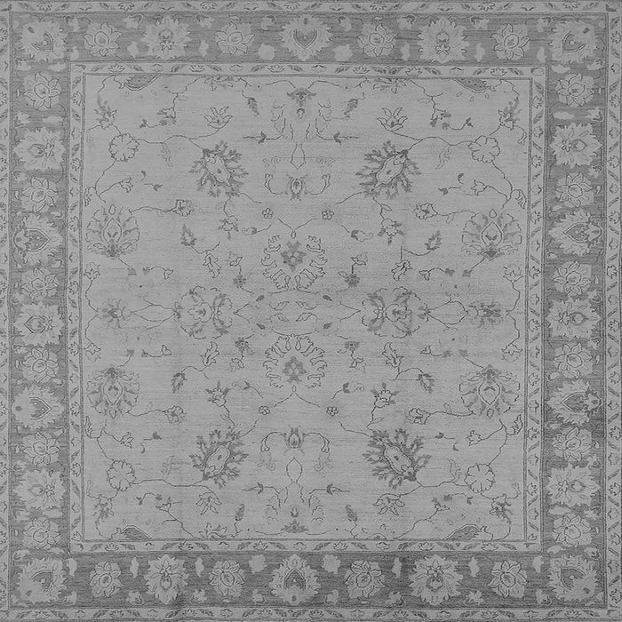 Square Oriental Gray Industrial Rug, urb801gry