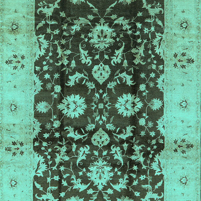 Oriental Turquoise Traditional Rug, urb802turq