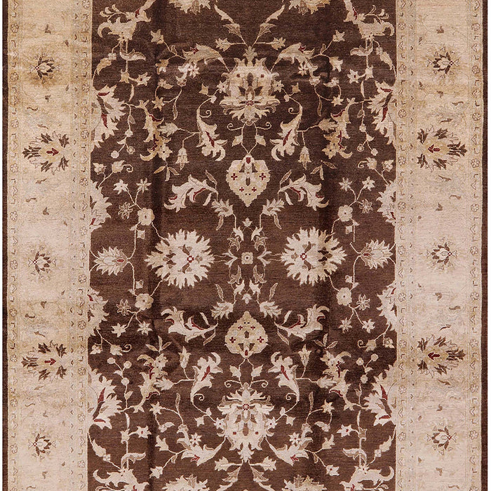 Mid-Century Modern Pastel Orange Oriental Rug, urb802