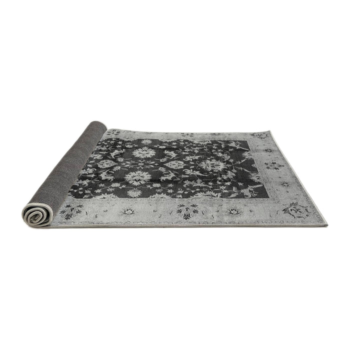 Sideview of Oriental Gray Traditional Rug, urb802gry