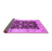 Sideview of Oriental Purple Traditional Rug, urb802pur