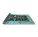 Sideview of Oriental Light Blue Traditional Rug, urb802lblu