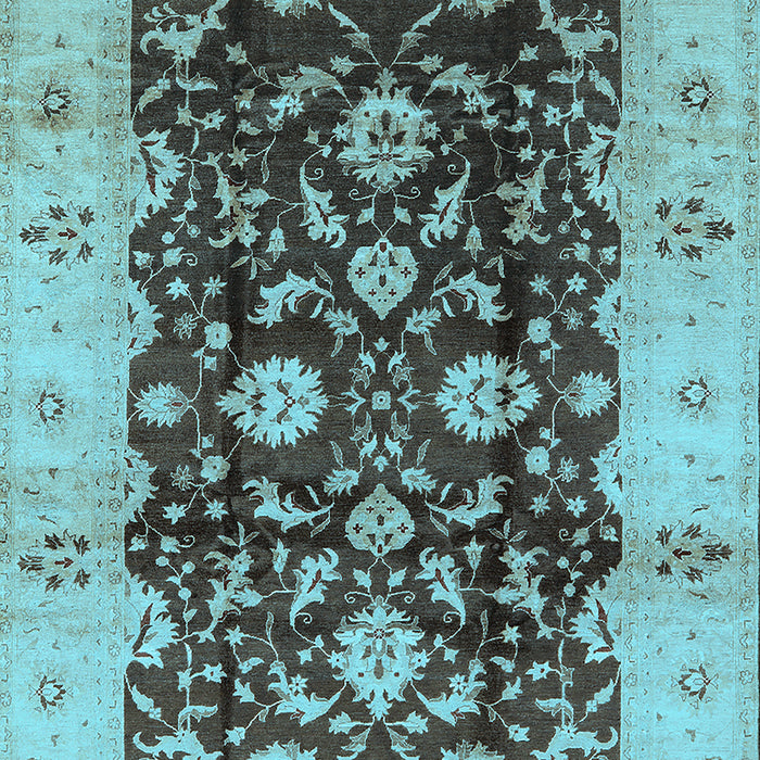 Oriental Light Blue Traditional Rug, urb802lblu