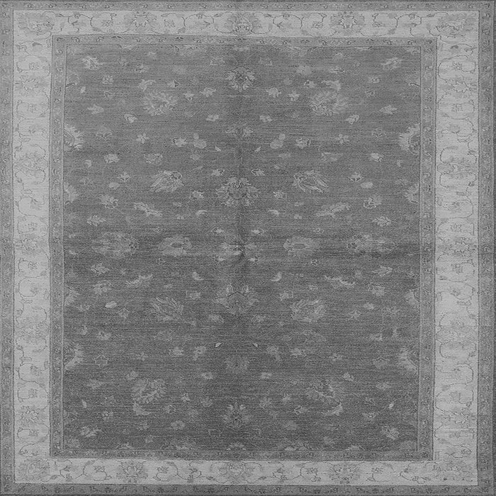Square Oriental Gray Industrial Rug, urb803gry
