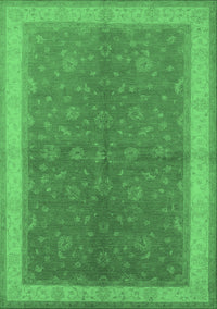 Oriental Emerald Green Industrial Rug, urb803emgrn