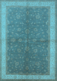 Oriental Light Blue Industrial Rug, urb803lblu