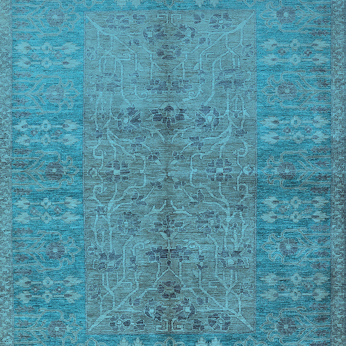 Oriental Light Blue Industrial Rug, urb804lblu