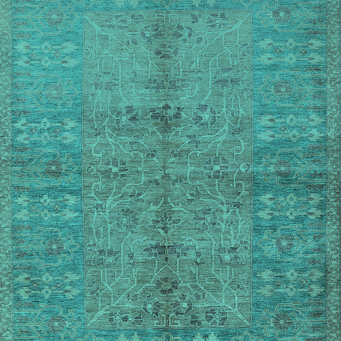 Oriental Turquoise Industrial Rug, urb804turq