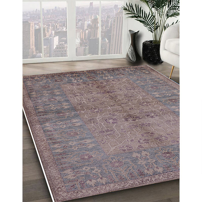 Machine Washable Industrial Modern Purple Rug in a Family Room, wshurb804