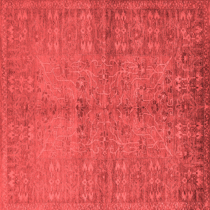 Machine Washable Oriental Red Industrial Rug, wshurb804red