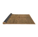 Sideview of Oriental Brown Industrial Rug, urb804brn