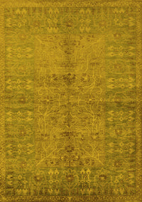 Oriental Yellow Industrial Rug, urb804yw