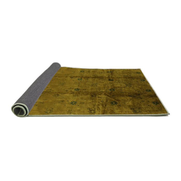 Sideview of Oriental Green Industrial Rug, urb805grn