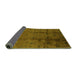 Sideview of Oriental Green Industrial Rug, urb805grn