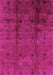 Machine Washable Oriental Purple Industrial Area Rugs, wshurb805pur