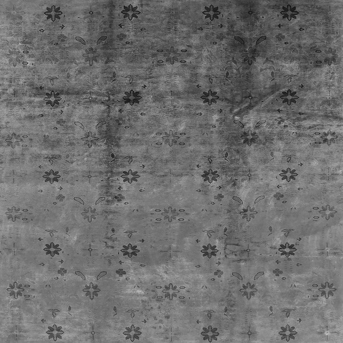Square Oriental Gray Industrial Rug, urb805gry