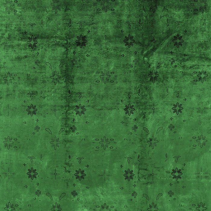 Oriental Emerald Green Industrial Rug, urb805emgrn