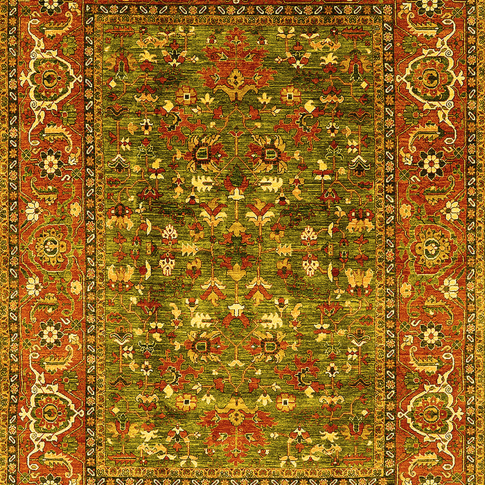 Oriental Yellow Industrial Rug, urb806yw