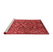 Industrial Red Washable Rugs