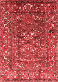 Oriental Red Industrial Rug, urb806red