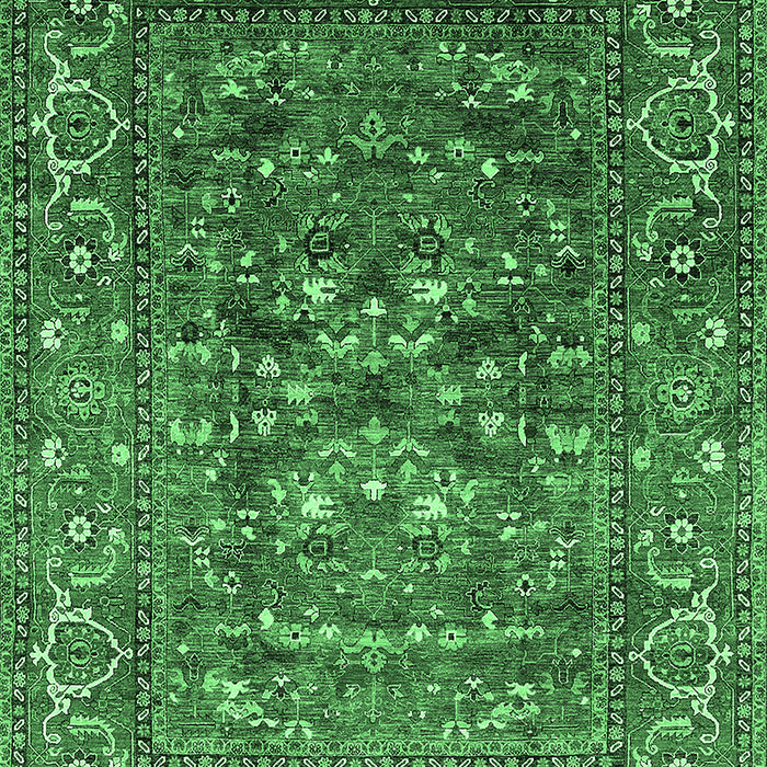 Oriental Emerald Green Industrial Rug, urb806emgrn
