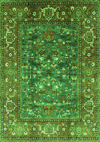 Oriental Green Industrial Rug, urb806grn