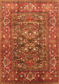 Oriental Orange Industrial Rug, urb806org