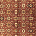 Square Oriental Brown Industrial Rug, urb807brn