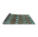 Sideview of Oriental Light Blue Industrial Rug, urb807lblu