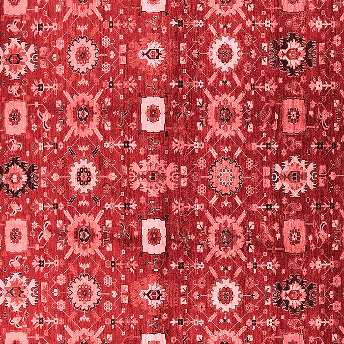 Machine Washable Oriental Red Industrial Rug, wshurb807red