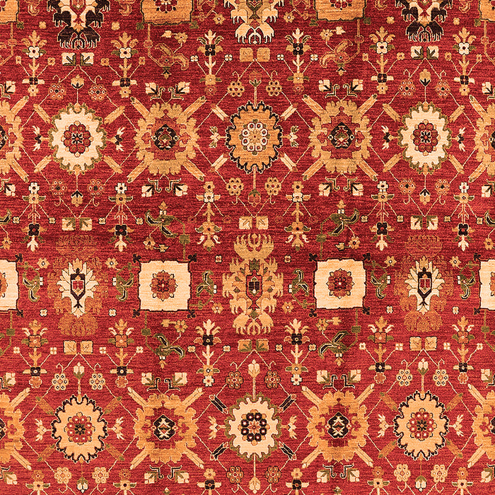 Oriental Orange Industrial Rug, urb807org